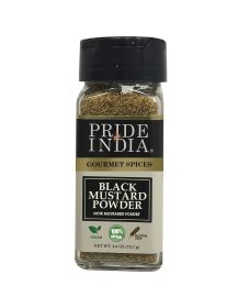 Pride of India ‚Äì Black Mustard Seed Ground ‚Äì Perfect Ingredient in Spice Blends ‚Äì Spice up Pickles/Curries/Stews ‚Äì Additives Free/Gourmet Spic