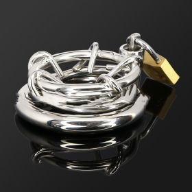 Stainless Steel Chastity Device For Men (Option: 40mm)