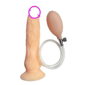 Men's And Women's Masturbation Funny Adult Products Inflatable (Option: Flesh Water Spray Penis)