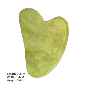 Jade Roller Physiotherapy Scraping Massage (Option: Heart shaped scraping board)