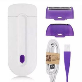 Blue Light Induction Hair Remover (Option: White-AU)