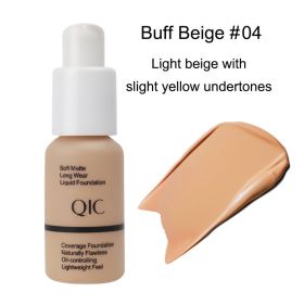 Concealer Liquid Foundation Brightens Moisturizes And Controls Oil Bronzer Stage Makeup BB Cream (Option: Buff Beige-30ml)